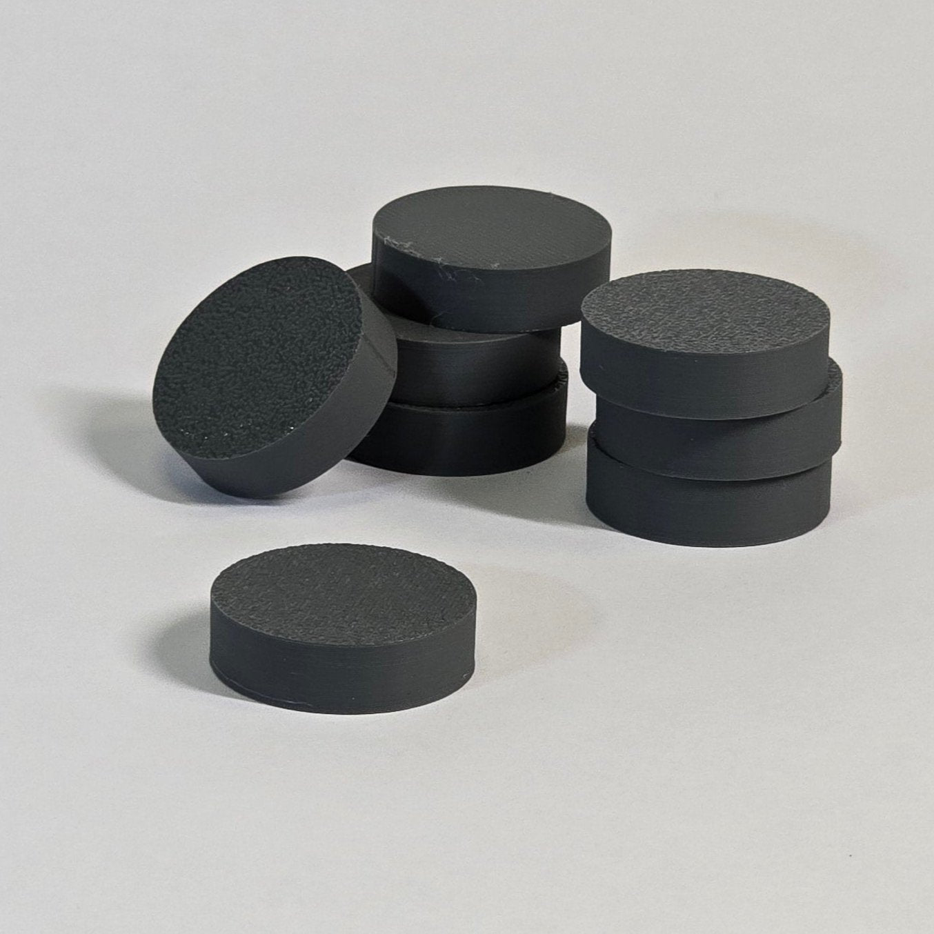 Flat Round Tokens – 3D Printed Game Pieces