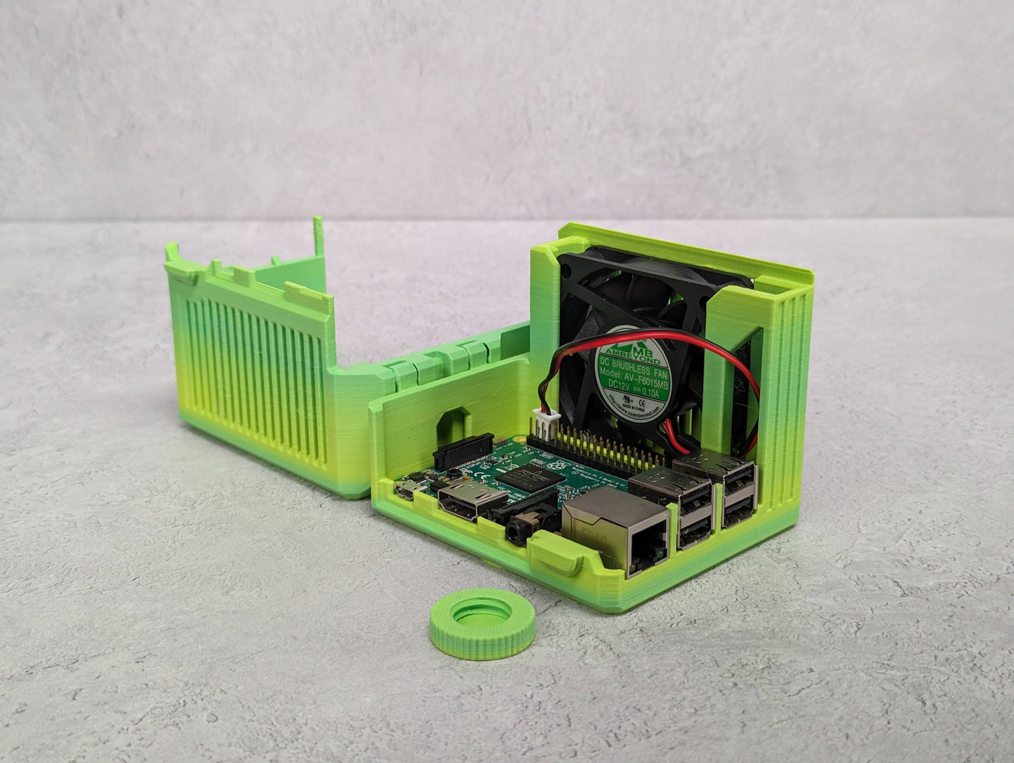 Fan Block Raspberry Pi Case