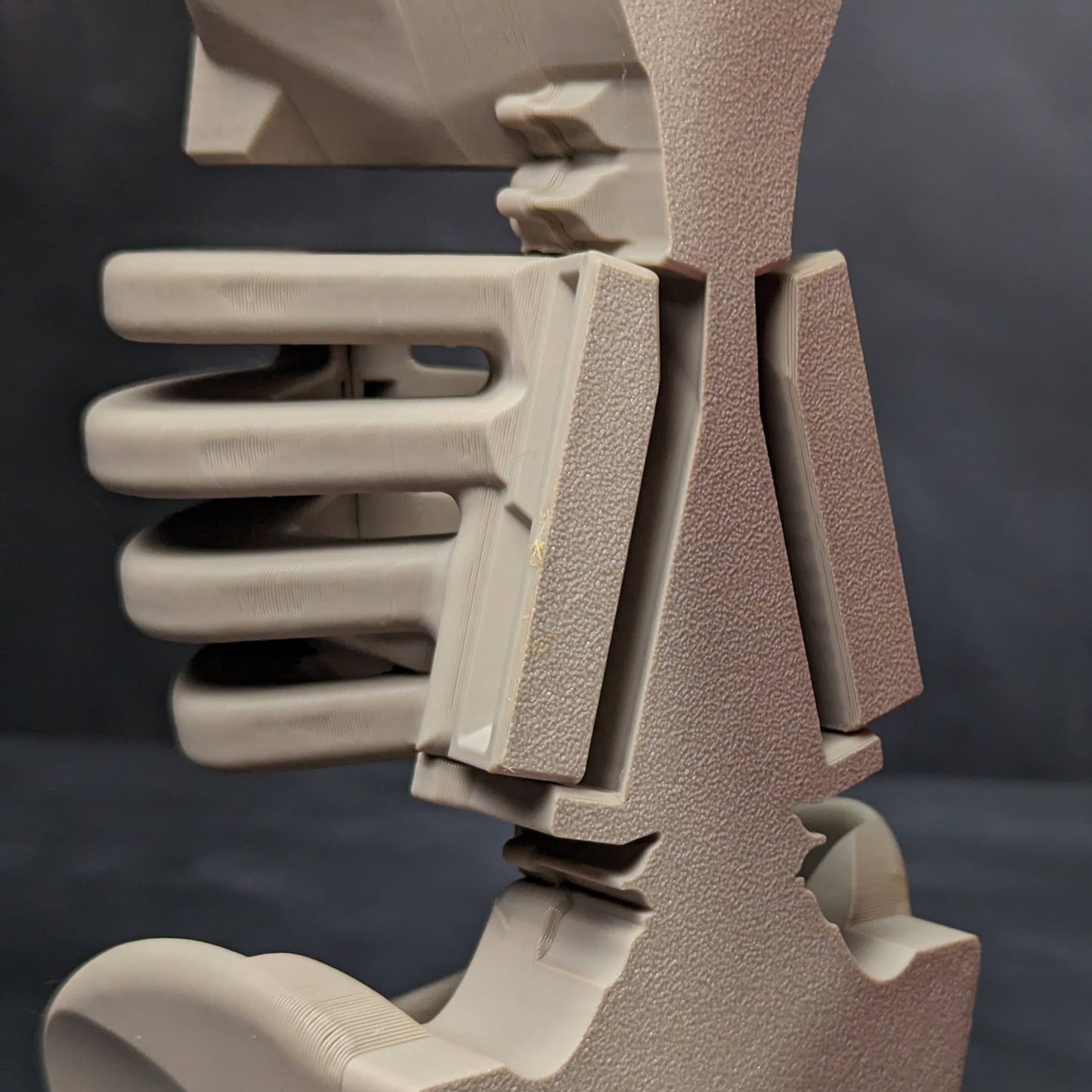 Skeleton ribcage dice tower