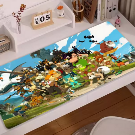A dofus mous mat on a modern stylish desk