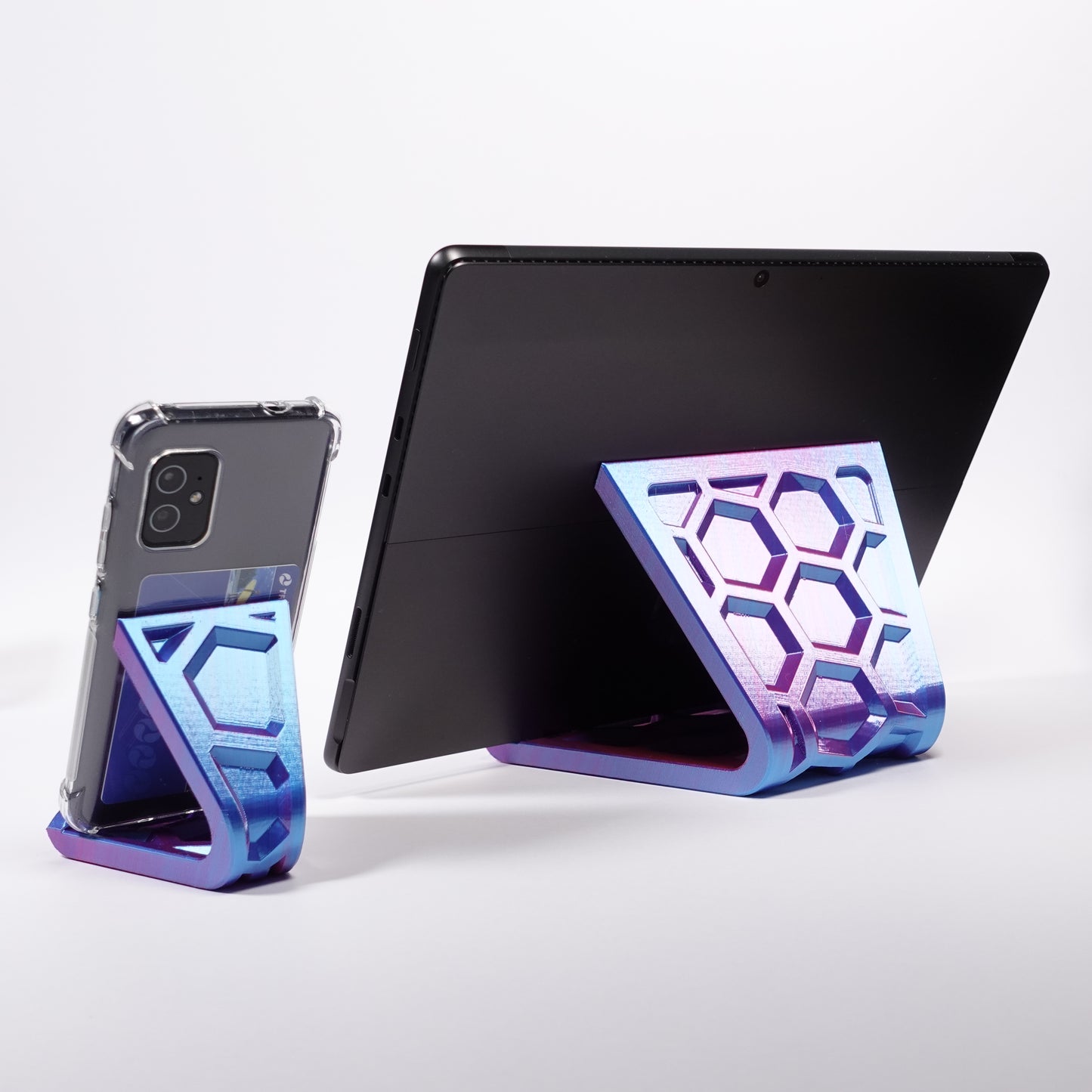 Hex Sweep Tablet and Phone Stand
