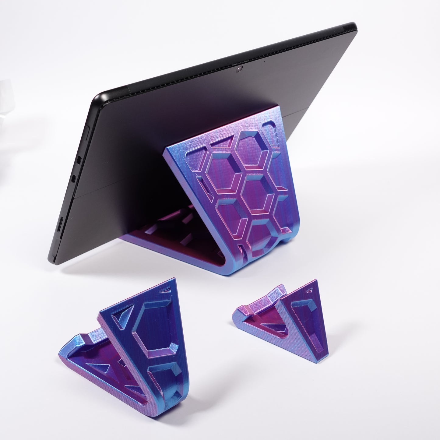Hex Sweep Tablet and Phone Stand