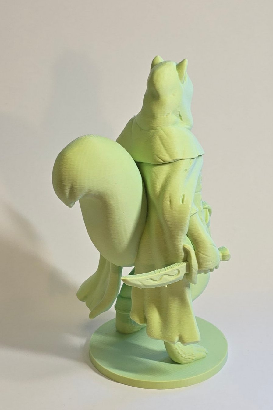 Squirrell Assassin statue
