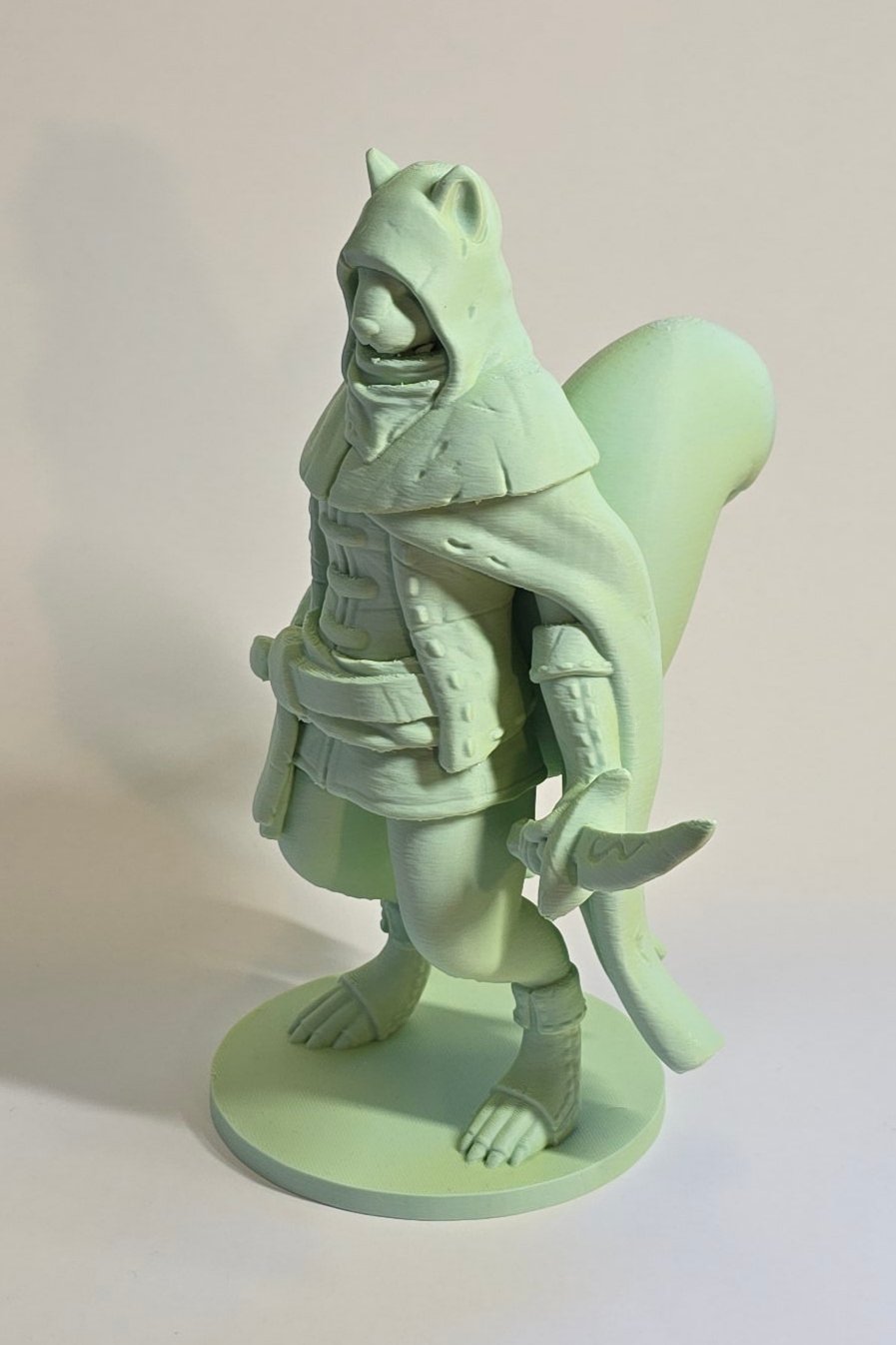 Squirrell Assassin statue