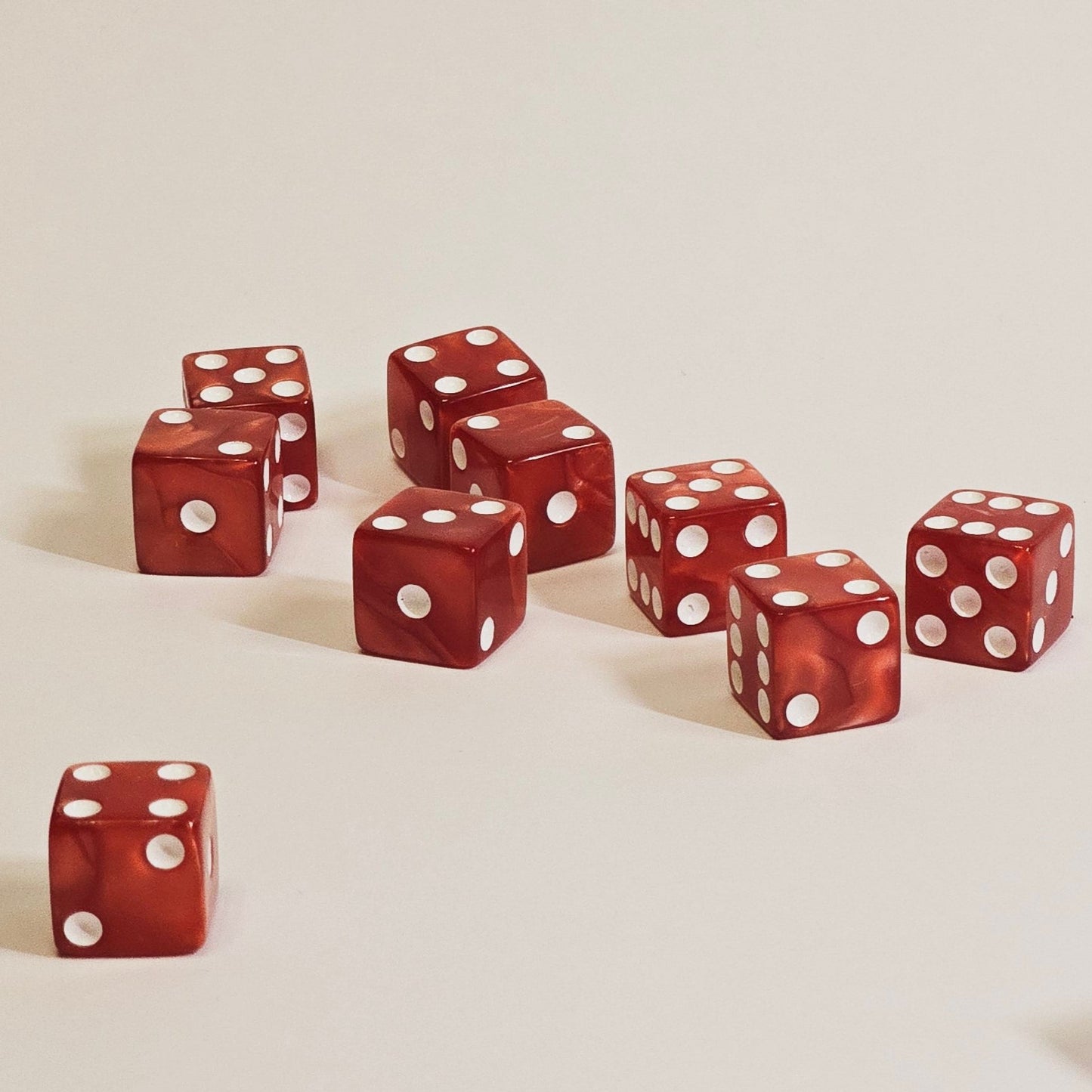 D6 Dice – Liquid Metallic Swirl Design