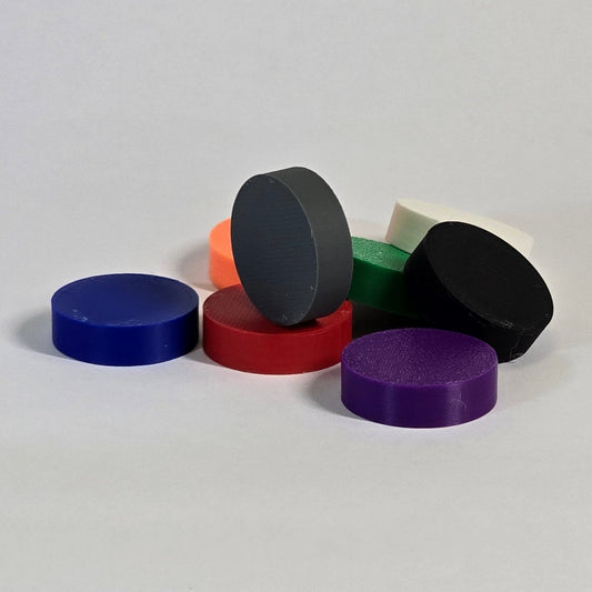 Flat Round Tokens – 3D Printed Game Pieces