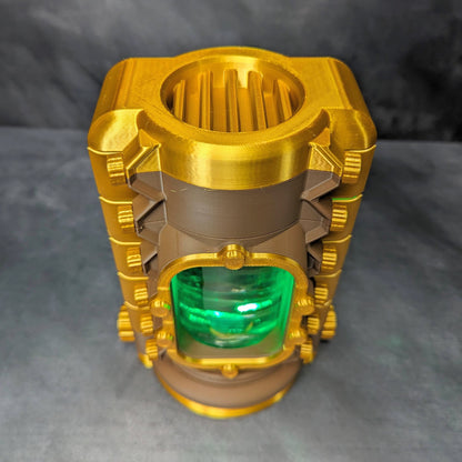 Alchemical Hazard Jar Lamp