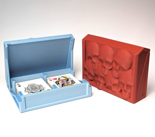 Skull Double Deck Card Storage Box