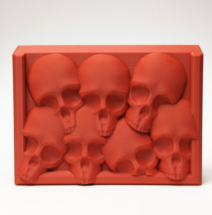 Skull Double Deck Card Storage Box