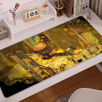 A dofus mous mat on a modern stylish desk