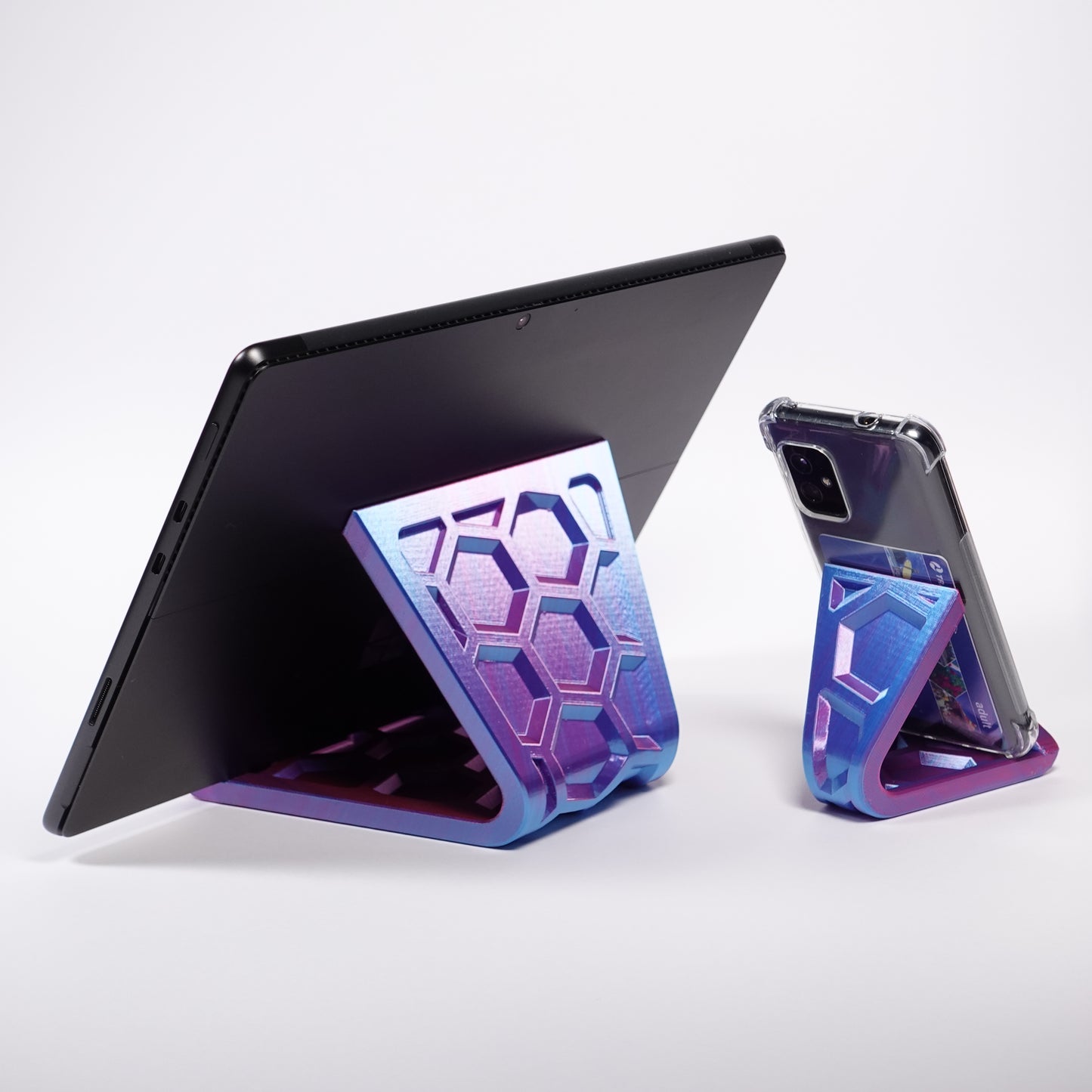 Hex Sweep Tablet and Phone Stand