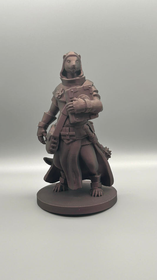 Otter Cleric statue